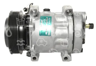 kompresor SANDEN 7H15, řemenice 125 mm - PV6, 12V, OEM 7700406440